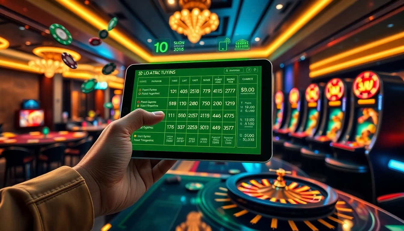 Engaging lô đề trực tuyến platform showcasing real-time betting slips and rapid lottery results with vibrant interface
