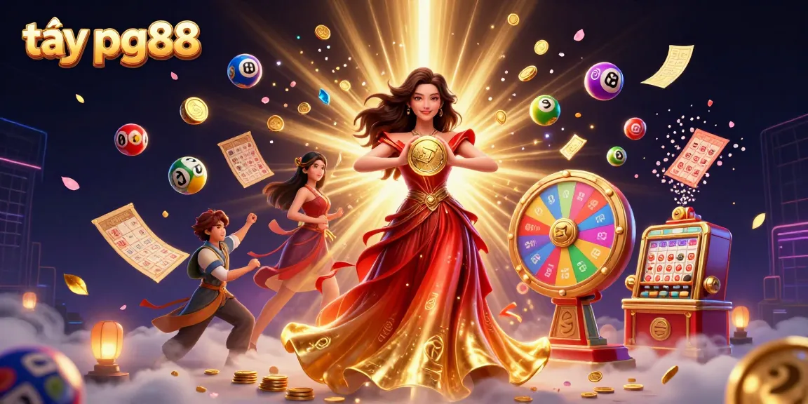 Engage in thrilling gameplay at tại pg88 with vibrant 3D scenes featuring exciting lottery elements.