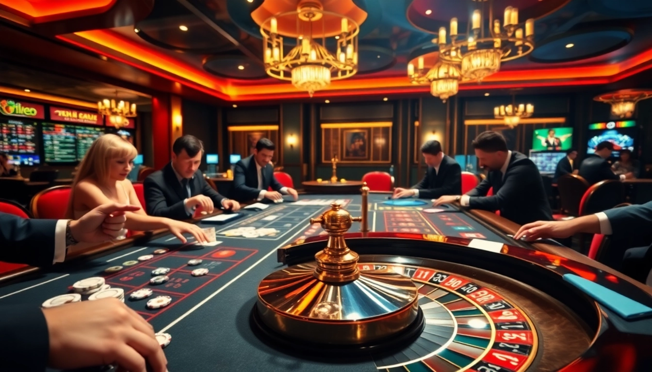 Experience high-stakes action at kuwinblog.com with players engaging in thrilling casino games.