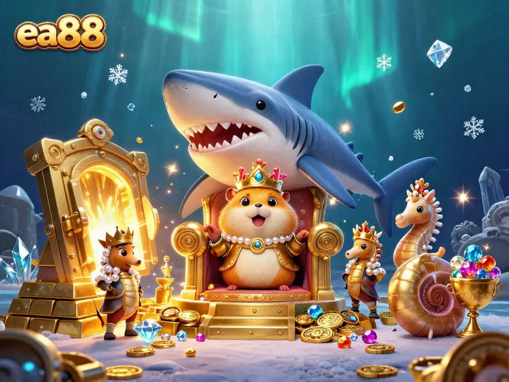 Bet big in ea88's casino universe, where the hamster king reigns with endless treasures.