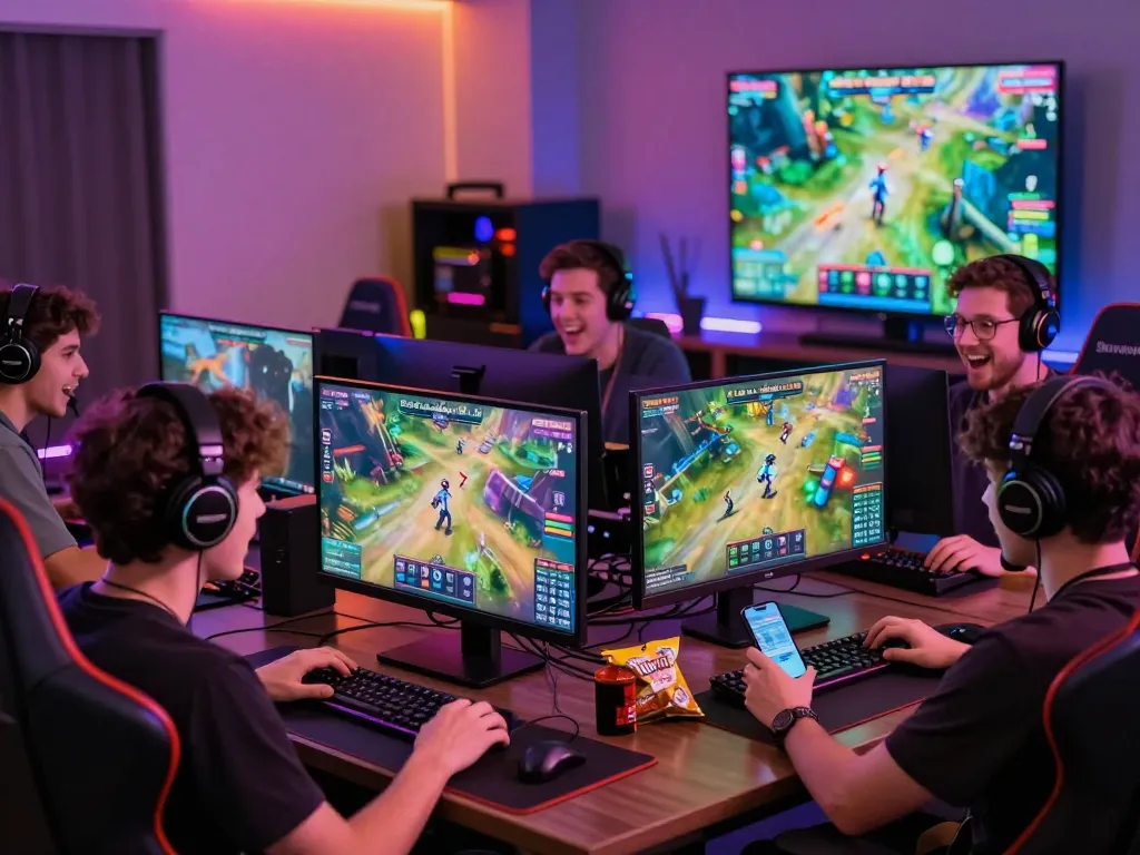 Exciting players enjoying games on the Sunwin platform with vibrant visuals and immersive gaming atmosphere.