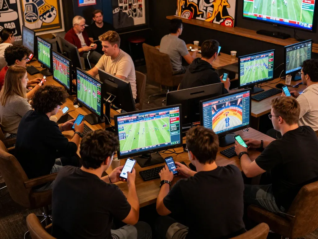 Viewers placing bets on sports at 888now com, enjoying a vibrant betting environment.