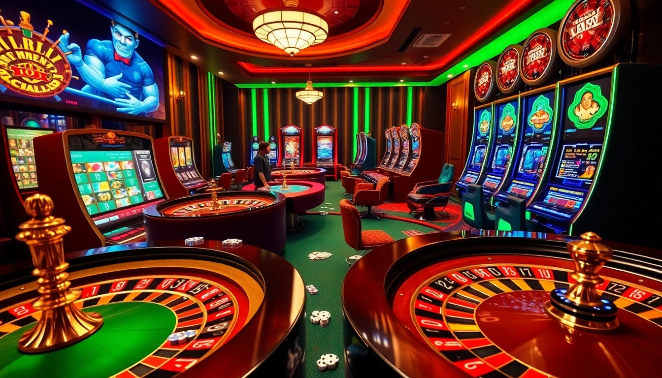 Experience the excitement of nhà cái lu88 with vibrant casino tables and modern gaming interfaces.