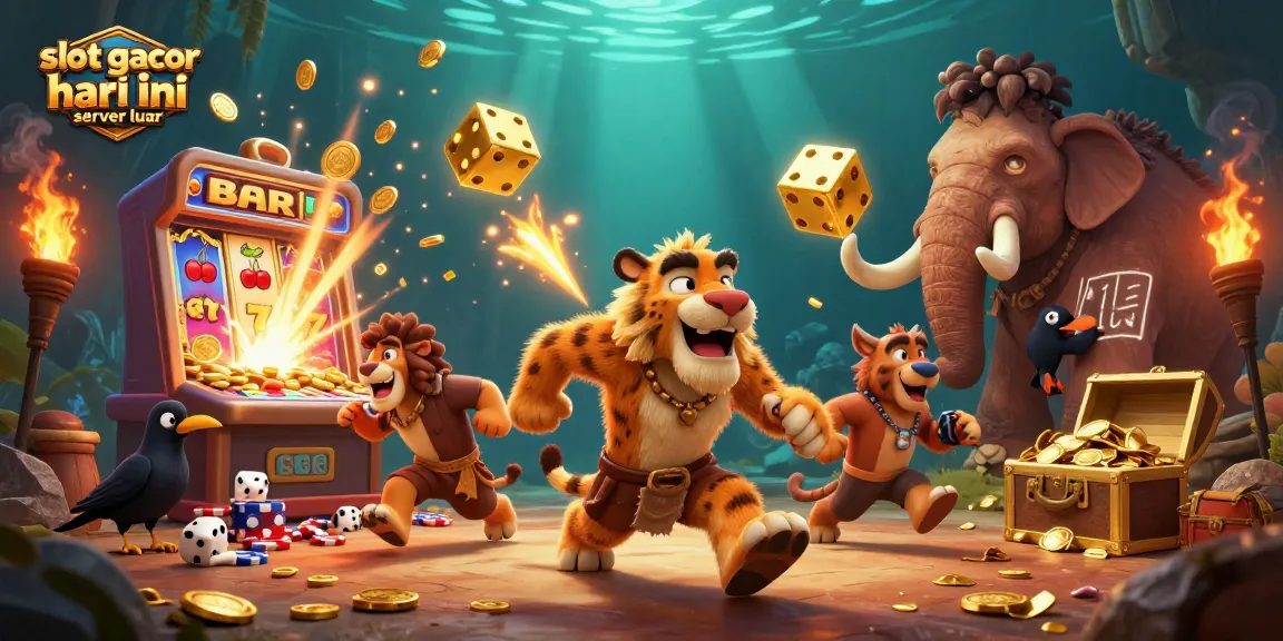 Experience thrilling action at slot gacor hari ini server luar with vibrant casino elements and iconic symbols.