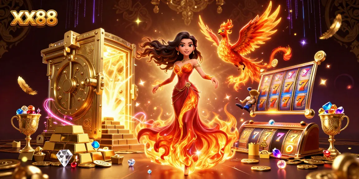 Engage in exciting gameplay at XX88 with stunning visuals of the dynamic gambling universe.