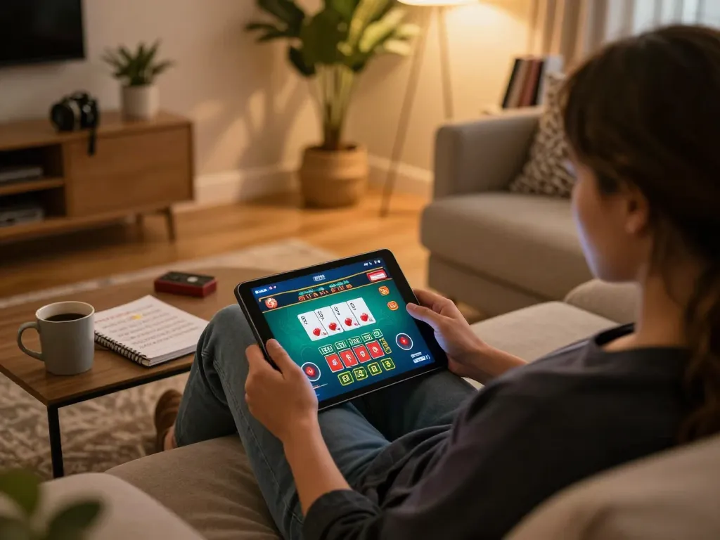 Engaging with SC88 online casinos while enjoying a cozy home atmosphere