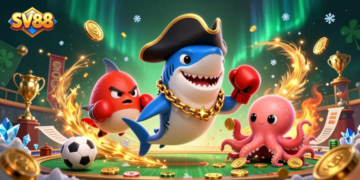 Experience exciting sports betting moments at SV88 with vibrant characters and thrilling action.