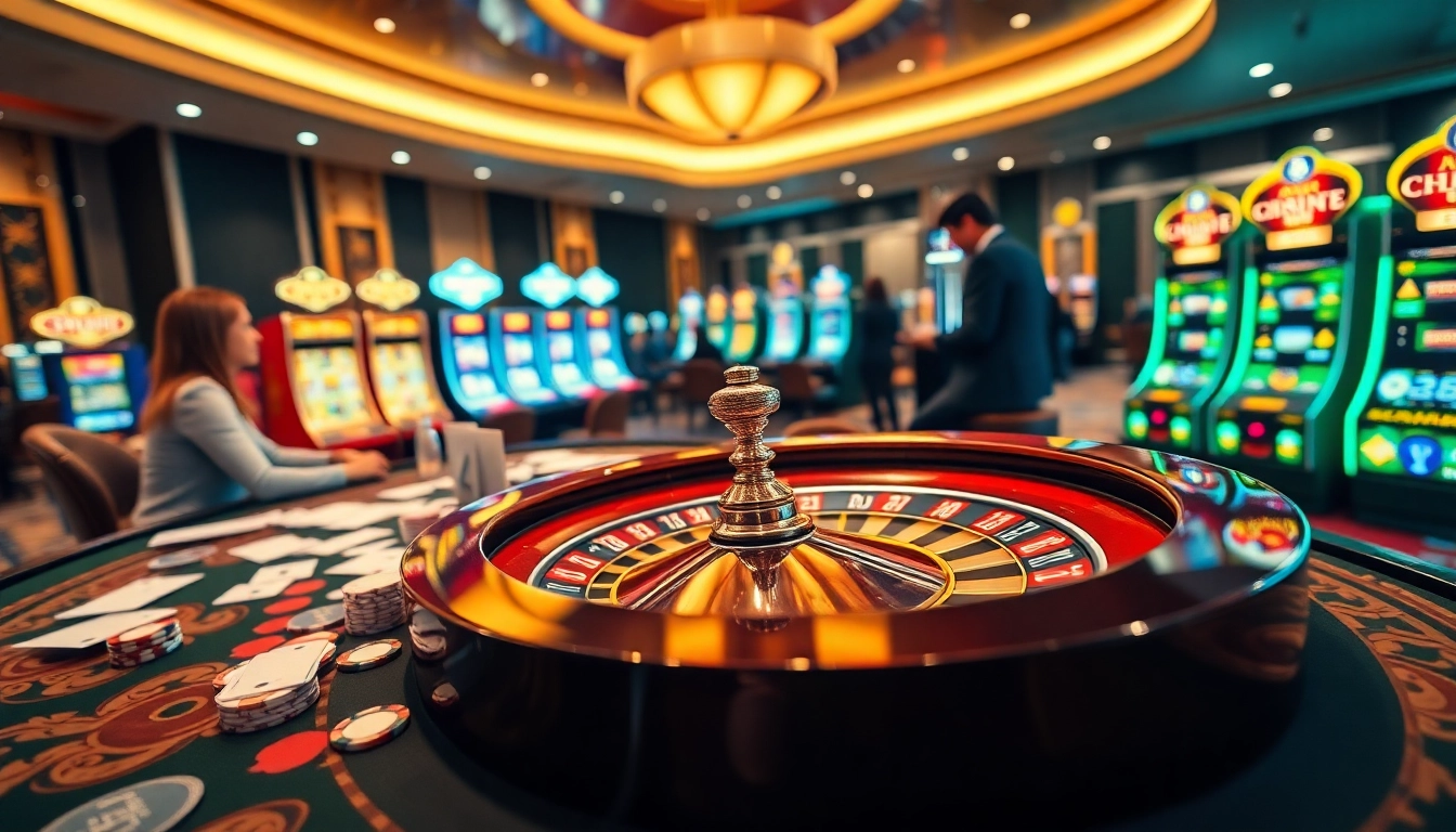 Experience high-stakes gaming at https://jtg88.com/ featuring vibrant casino tables and professional gamblers.