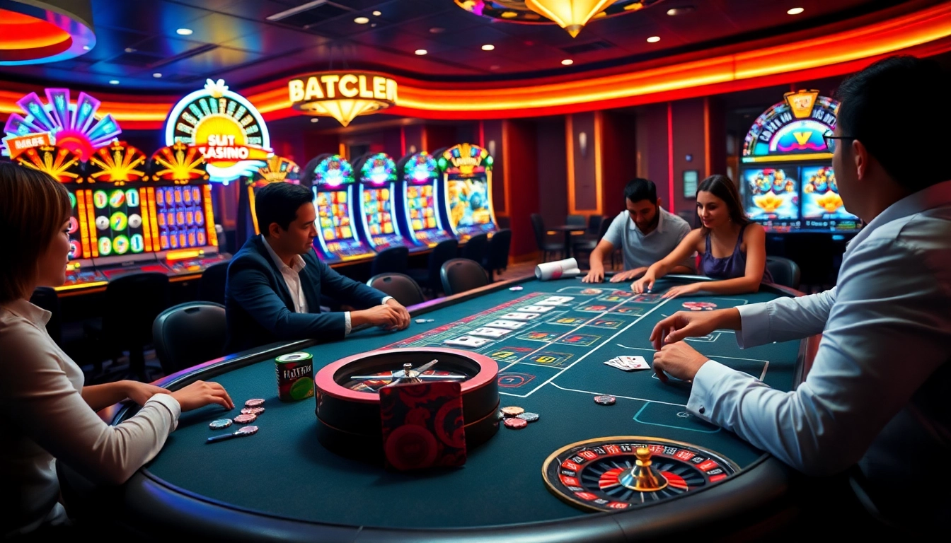Experience the excitement of winning at https://hitclub9.vip/ with players engaged at a poker table.