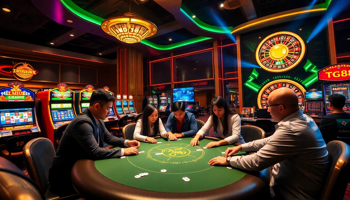 Experience high-stakes poker and slot action at https://tg88pro.com/ in a vibrant casino atmosphere.