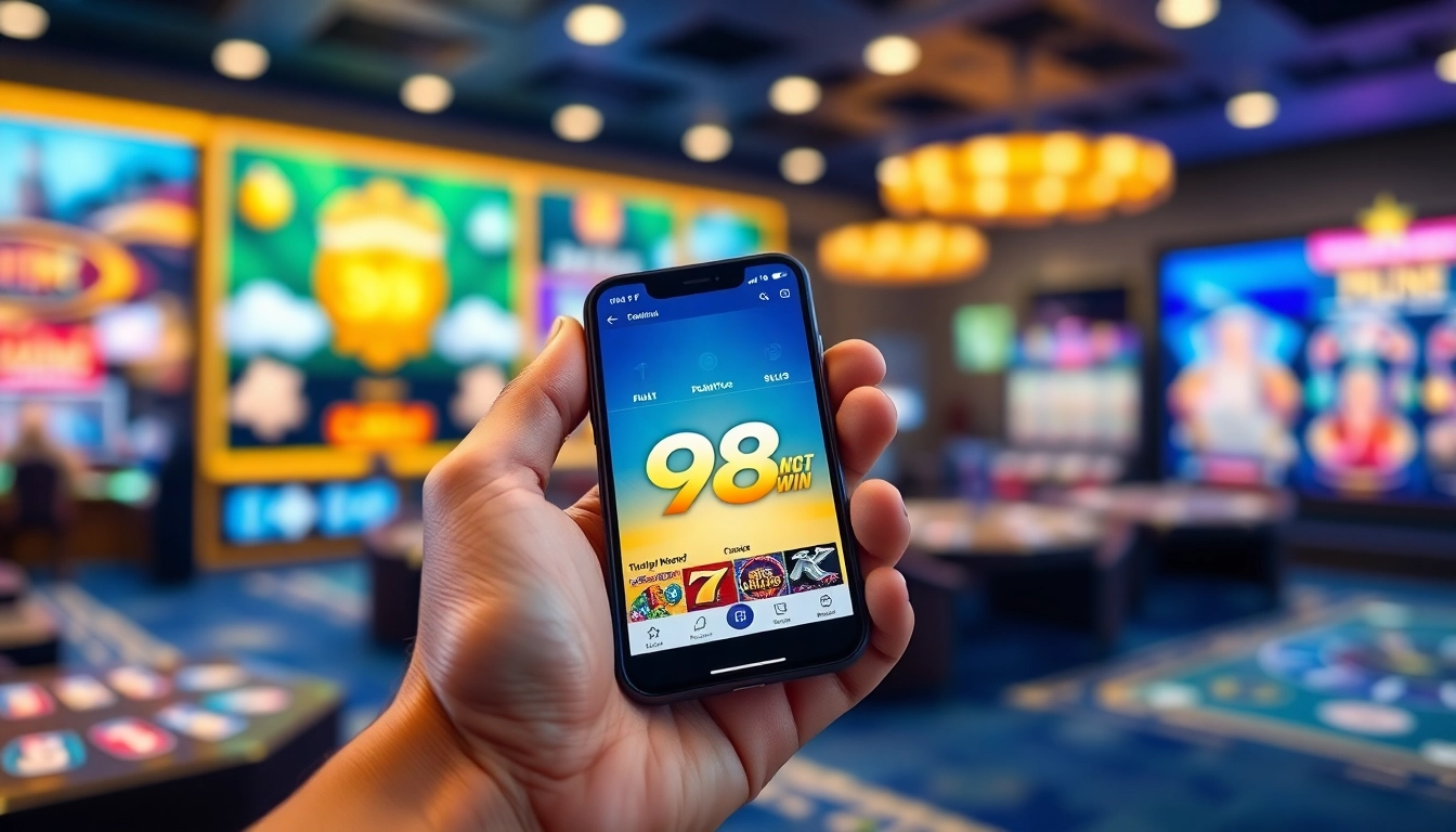 Engaging screenshot of the app 98win interface demonstrating an exciting gaming experience.