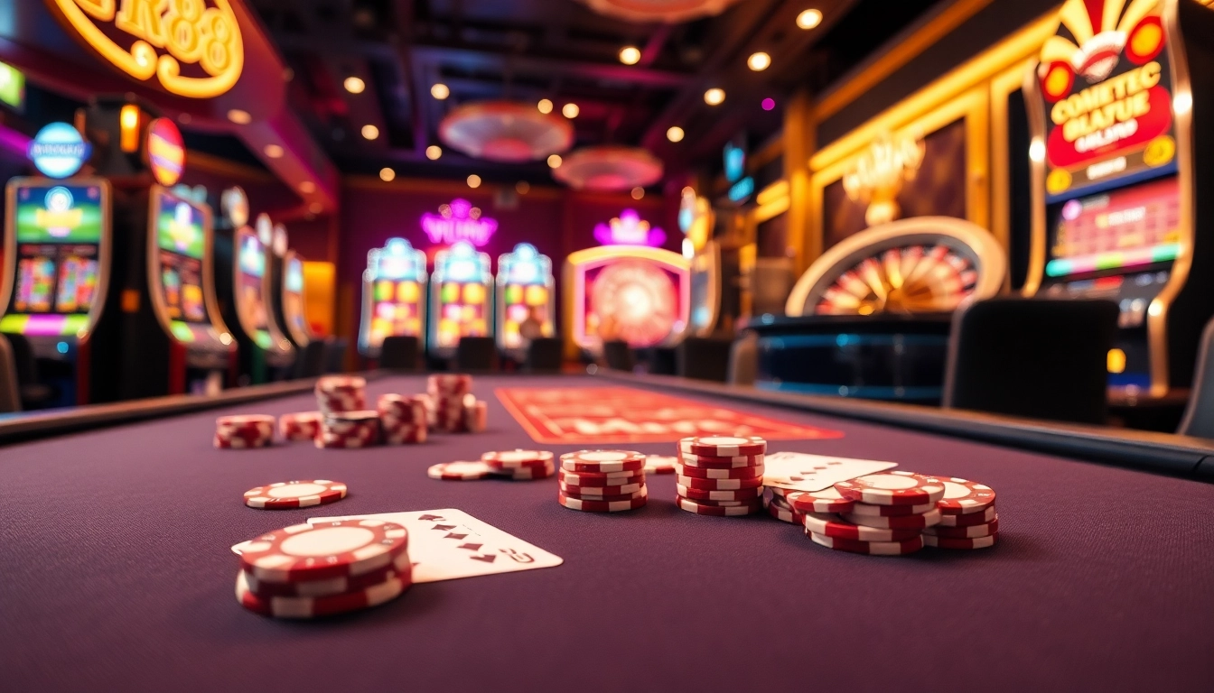 Experience the TR88 game with lively poker action and vibrant casino ambiance.