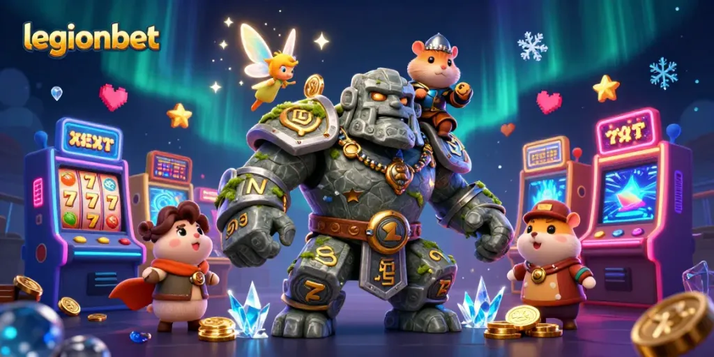 Play enticing slot games at legionbet with vibrant characters and engaging visuals