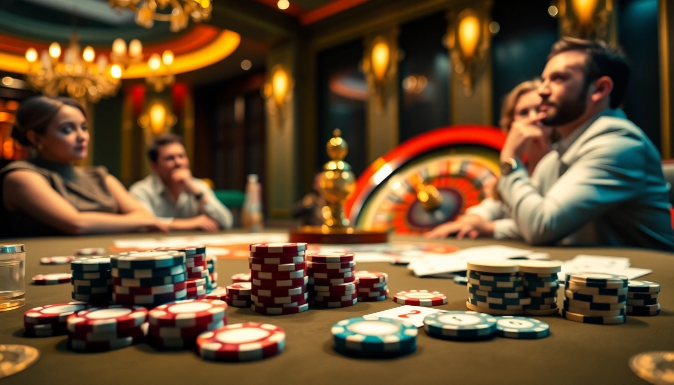 Experience the thrill of gaming at https://fun79.bio/ with dazzling poker tables and vibrant chips.