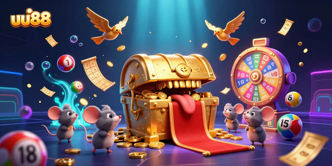 Engage in thrilling gaming experiences at uu88 with vibrant lottery balls and dynamic prize elements.
