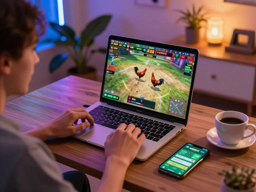 Experience excitement with GA888 đá gà at home, with live betting and vibrant gaming ambiance.