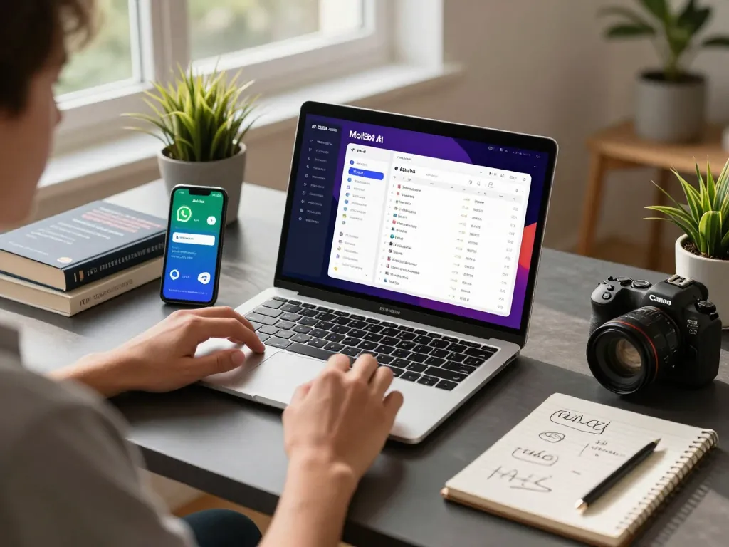 Optimize your workflow with the innovative MoltBot AI in a modern workspace.