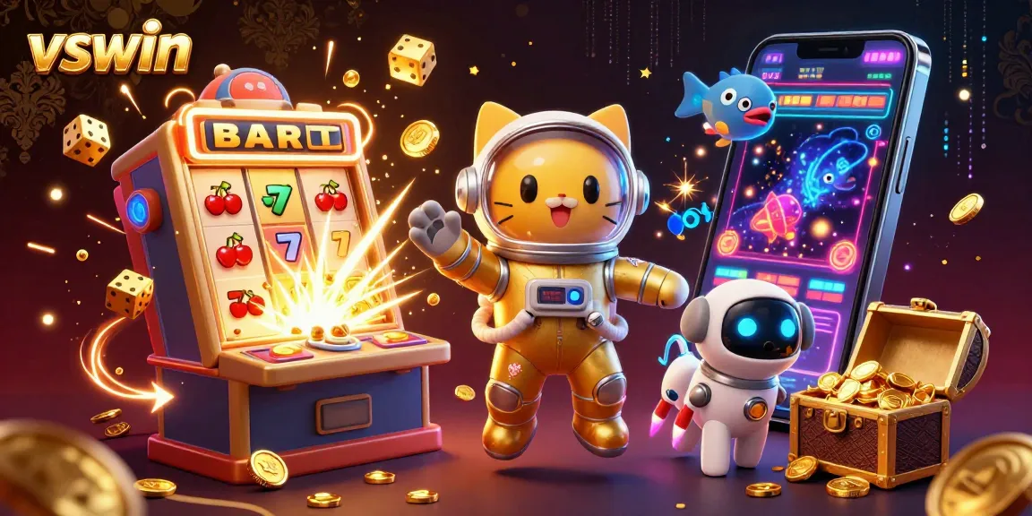 Spin the reels at vswin, experiencing thrilling jackpot excitement with a cosmic twist!