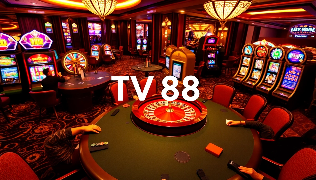 Engage in thrilling gambling experiences at TV88 link with poker games and roulette excitement.