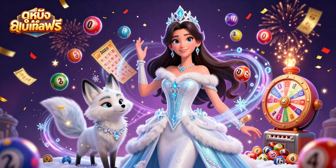 Play ดูหนังออนไลน์ฟรี as you enjoy a dynamic lottery scene filled with excitement and energy.