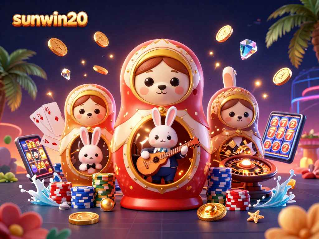 Experience the thrill with sunwin20 slots and rich casino elements bursting with excitement.