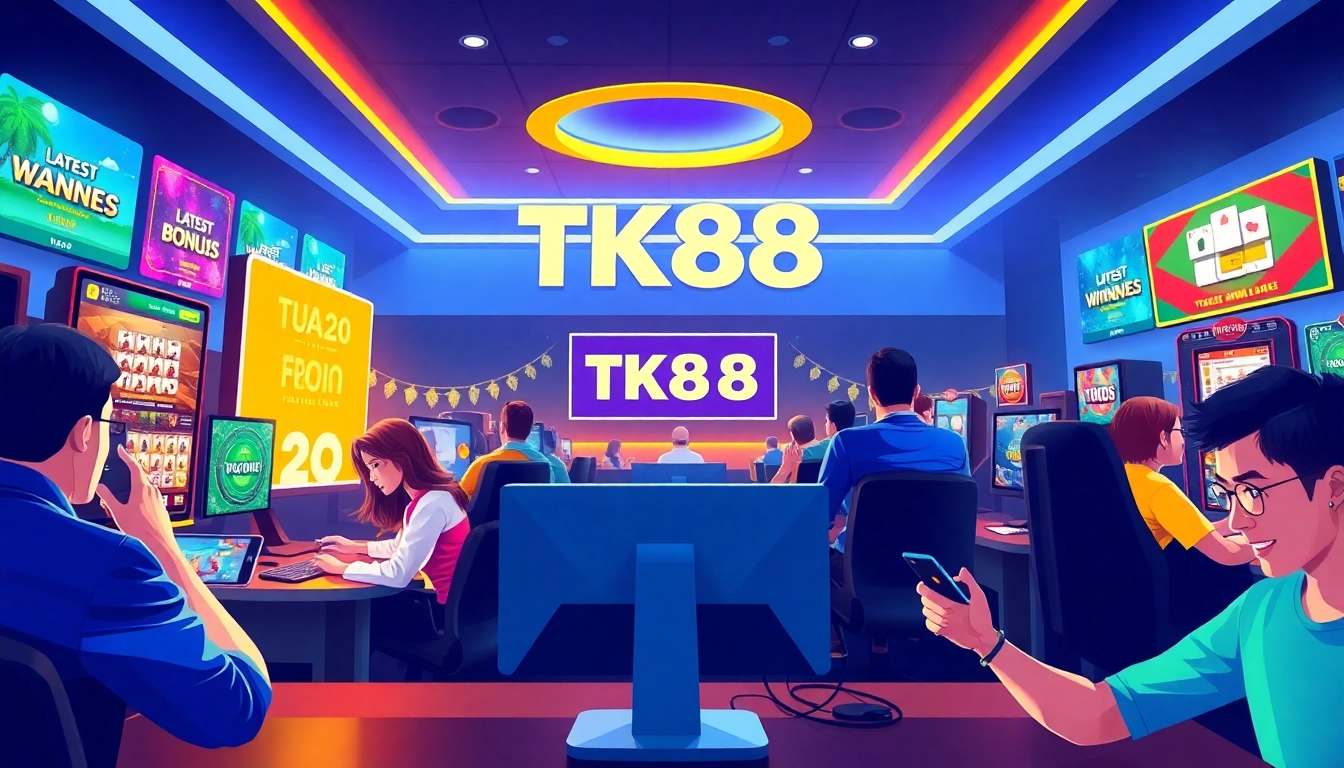 Exciting online betting experience at tk88win.live showcasing players and games.