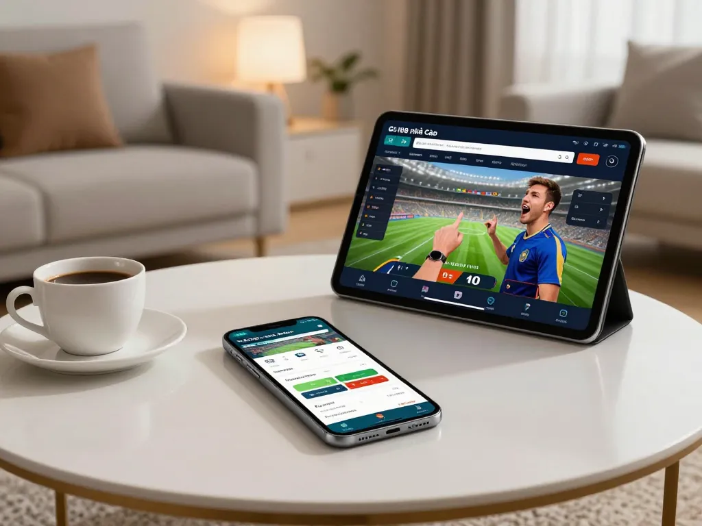 C168 nhà cái app interface displayed on mobile device for sports betting excitement
