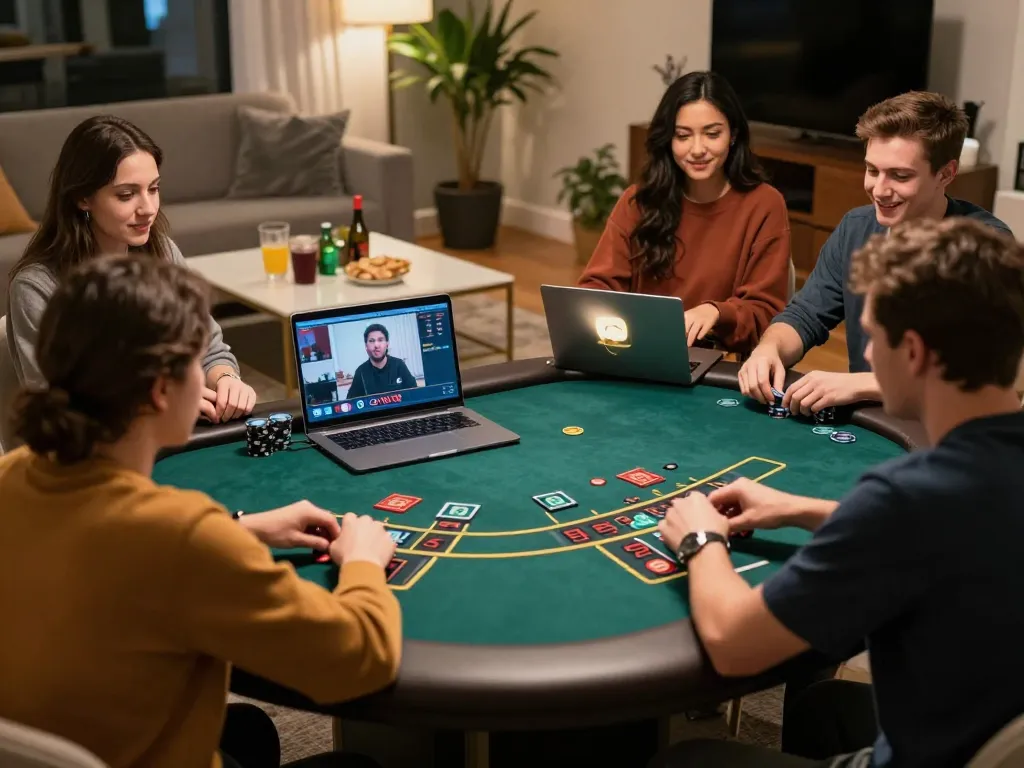 Players engaging in strategic gameplay at a live dealer table featuring RED88 online casino