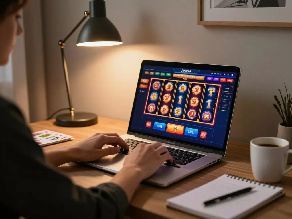 Engaging online gaming session with 79KINH showcasing vibrant interface and strategic notes.