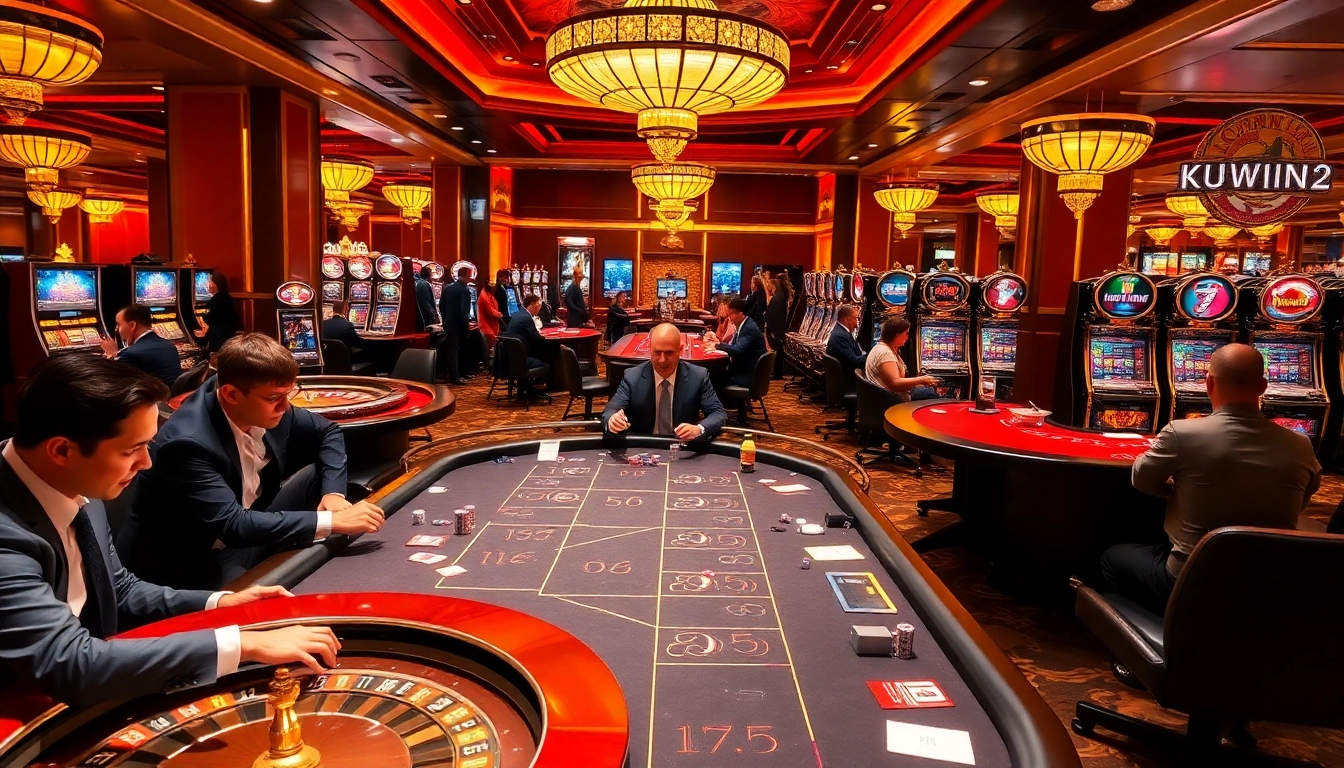 Experience the excitement of kuwin.coupons at a vibrant casino with diverse gaming options.
