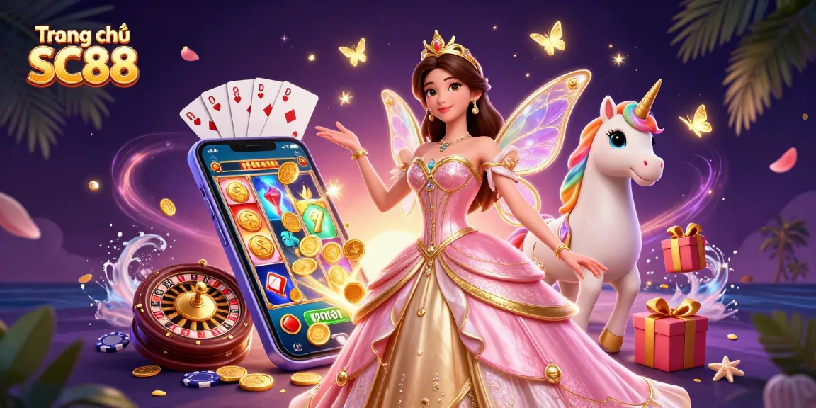 Spin winning reels at Trang chủ SC88 with glamorous characters and dynamic casino elements.