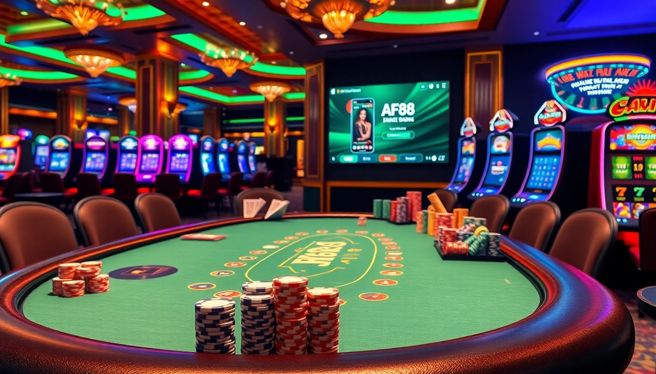 Engage with the AF88 app for an exciting casino experience with vibrant tables and winning opportunities.