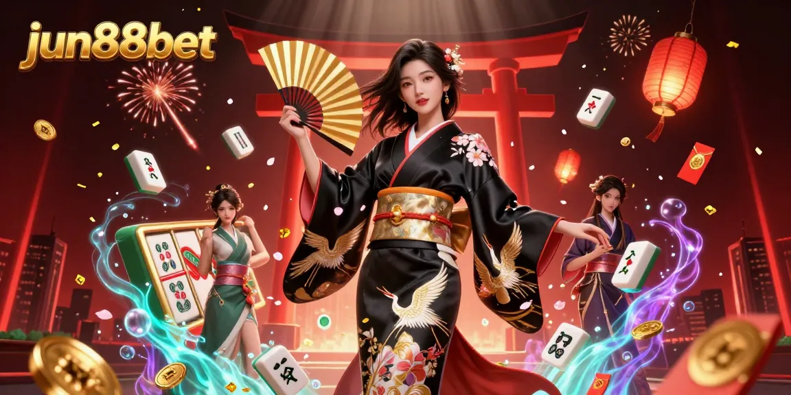 Experience exhilarating gameplay at jun88bet with vibrant scenes of online slots and festive ambiance.