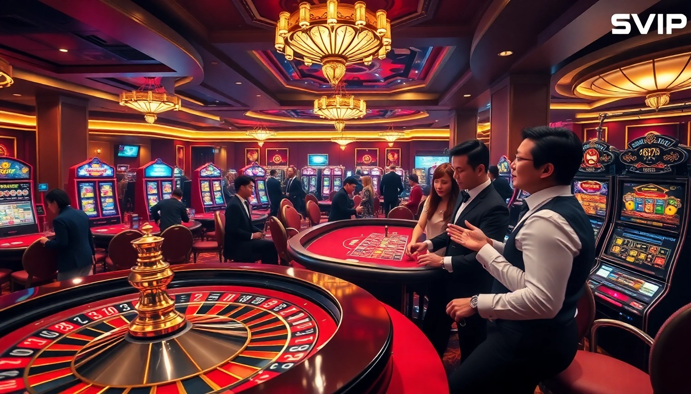 Immersive gaming action at Nhà Cái 68VIP featuring roulette and poker chips.