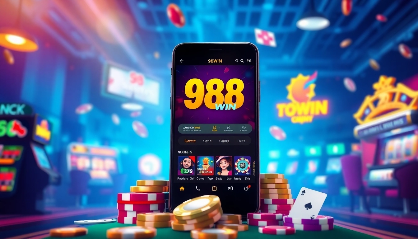 Experience the excitement of 98WIN's online gaming platform, showcasing dynamic betting options.