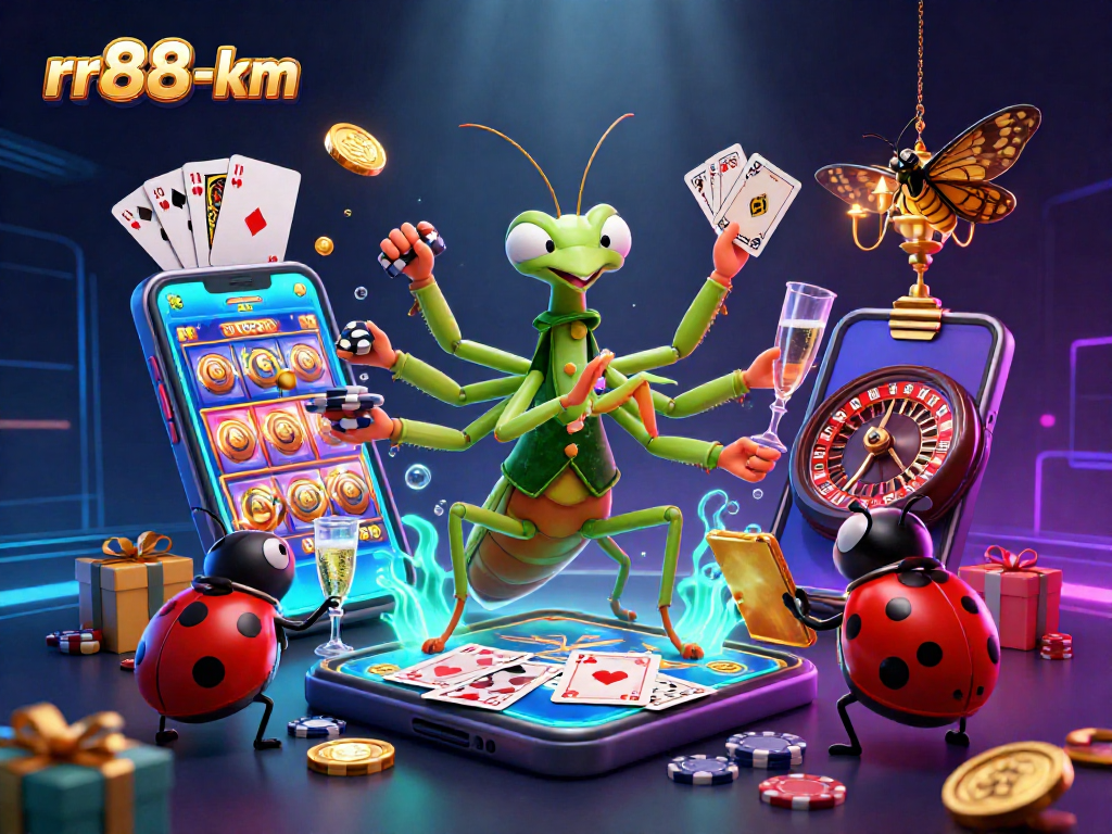 Experience thrills with rr88-km as a giant mantis card sharp delights in casino games.