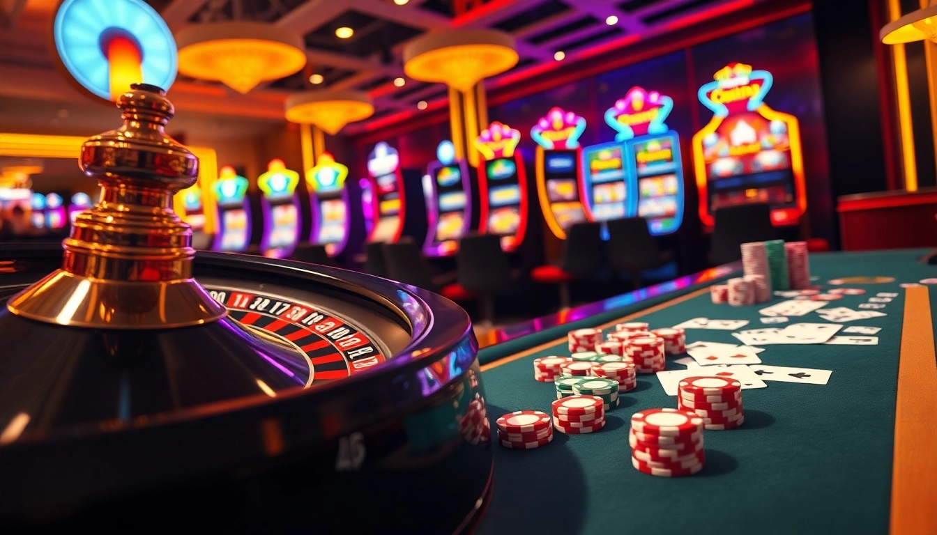 Experience TR88's vibrant online casino with spinning roulette, poker chips, and engaging gameplay.