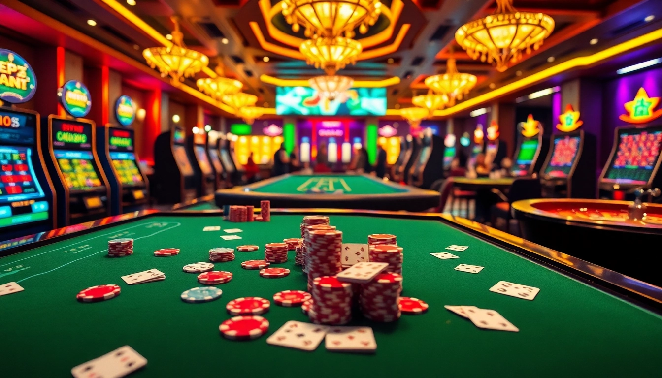 Players enjoying an immersive online casino experience at http://go88hv.com/ featuring poker, roulette, and slot machines.
