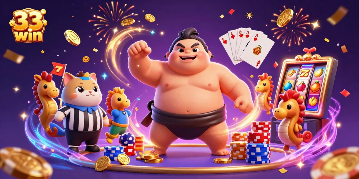 Experience thrilling wins at 33 win with dynamic slot machine action and sparkling casino festivities.