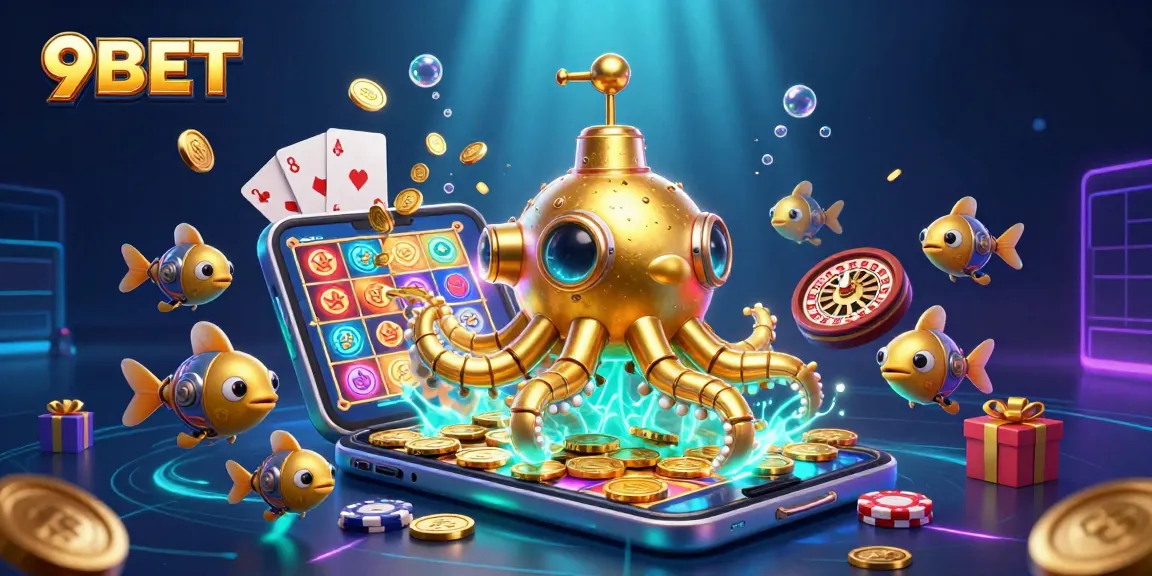 Engage with exciting games like 9BET’s colorful slot action bursting with gold coins.