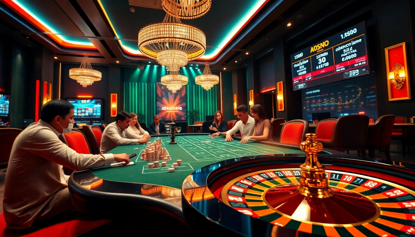 Engage with the excitement of gambling at nhà cái uy tín RR88 with vibrant casino visuals and intense gameplay.