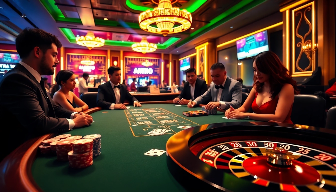 Playing cards and poker chips in action at Live Casino 98Win, creating an exciting atmosphere.