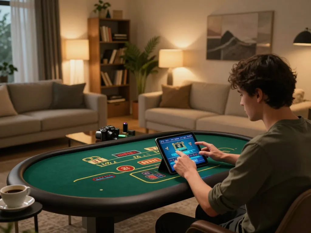 Taking strategic bets in tài xỉu online while relaxing at home.
