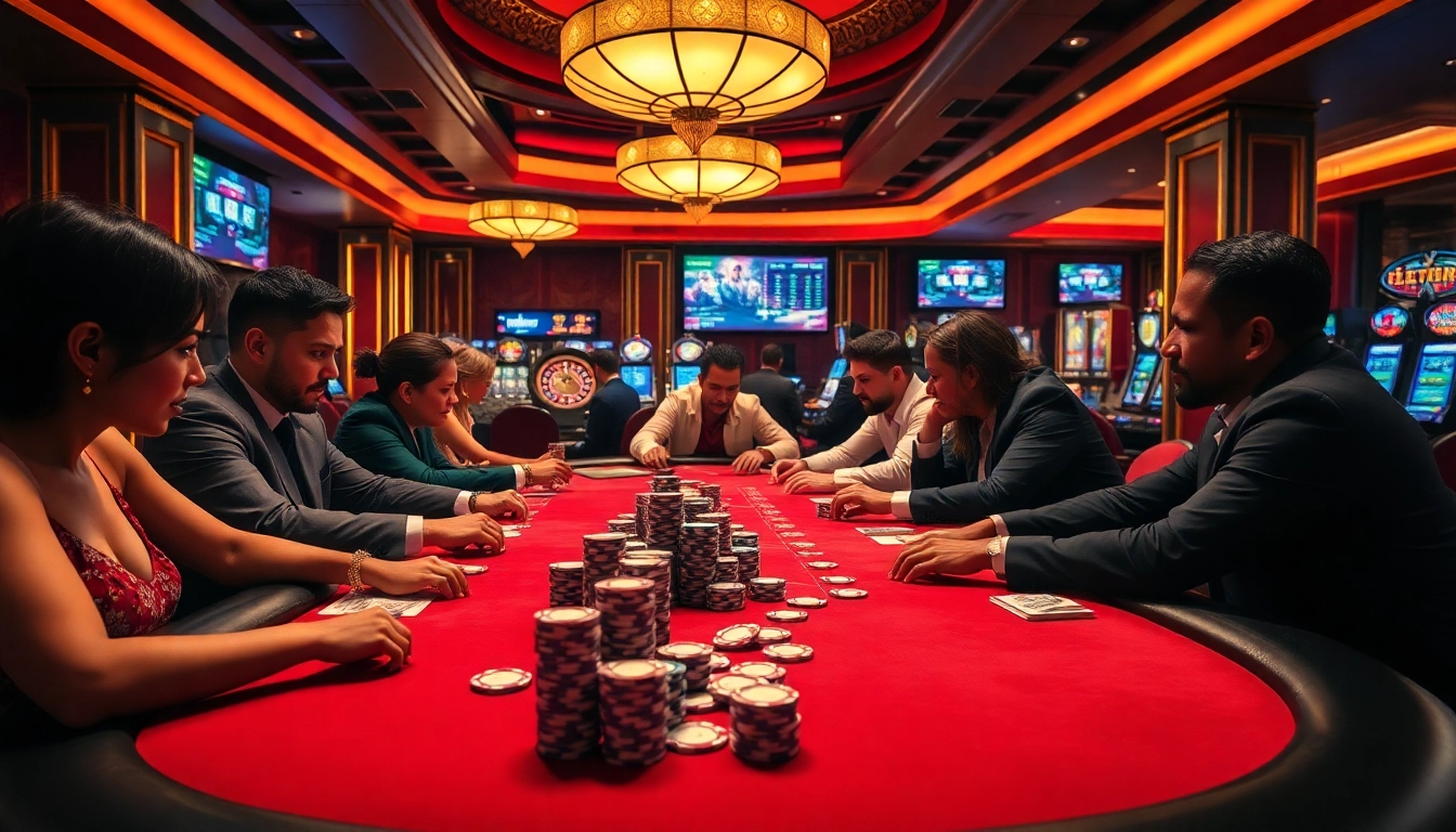Betting strategies and excitement at abc8.movie engaging poker table.