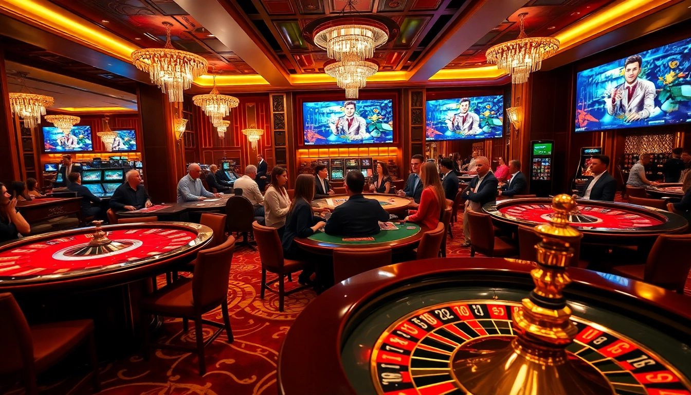 Experience bóng đá trực tuyến luongson excitement like never before in a luxurious casino setting.