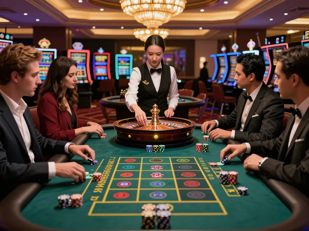 Experience the excitement of roulette at 79king casino, with players engaged in high-stakes bets.