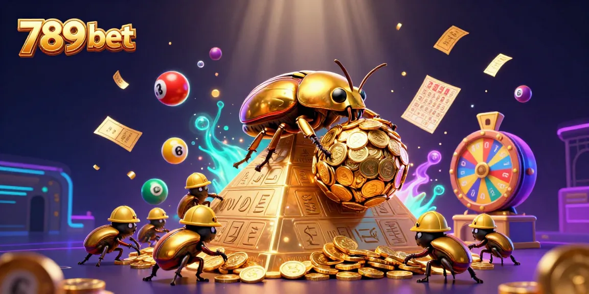 Experience high-energy excitement at 789 bet with vibrant gaming elements and golden treasures.