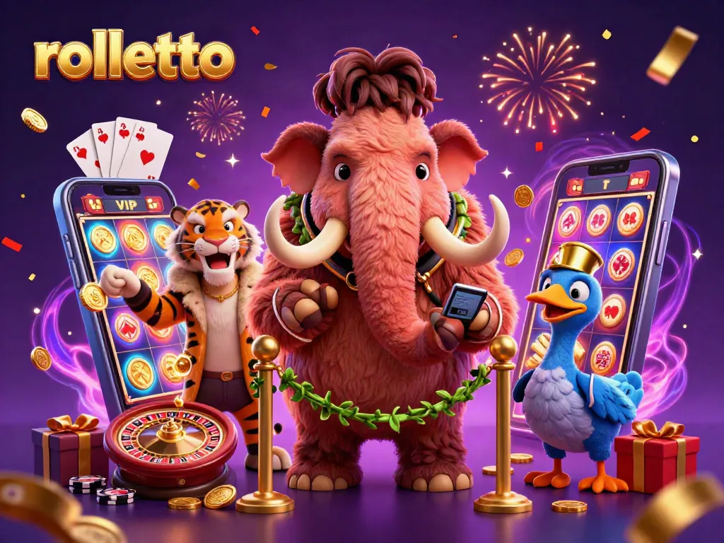 rolletto welcomes players with vibrant 3D casino scene full of action and entertainment