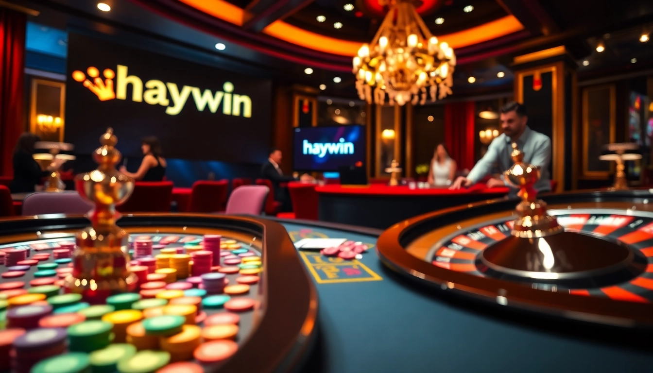 Experience the excitement of Haywin casino gaming with vibrant tables and thrilling action.