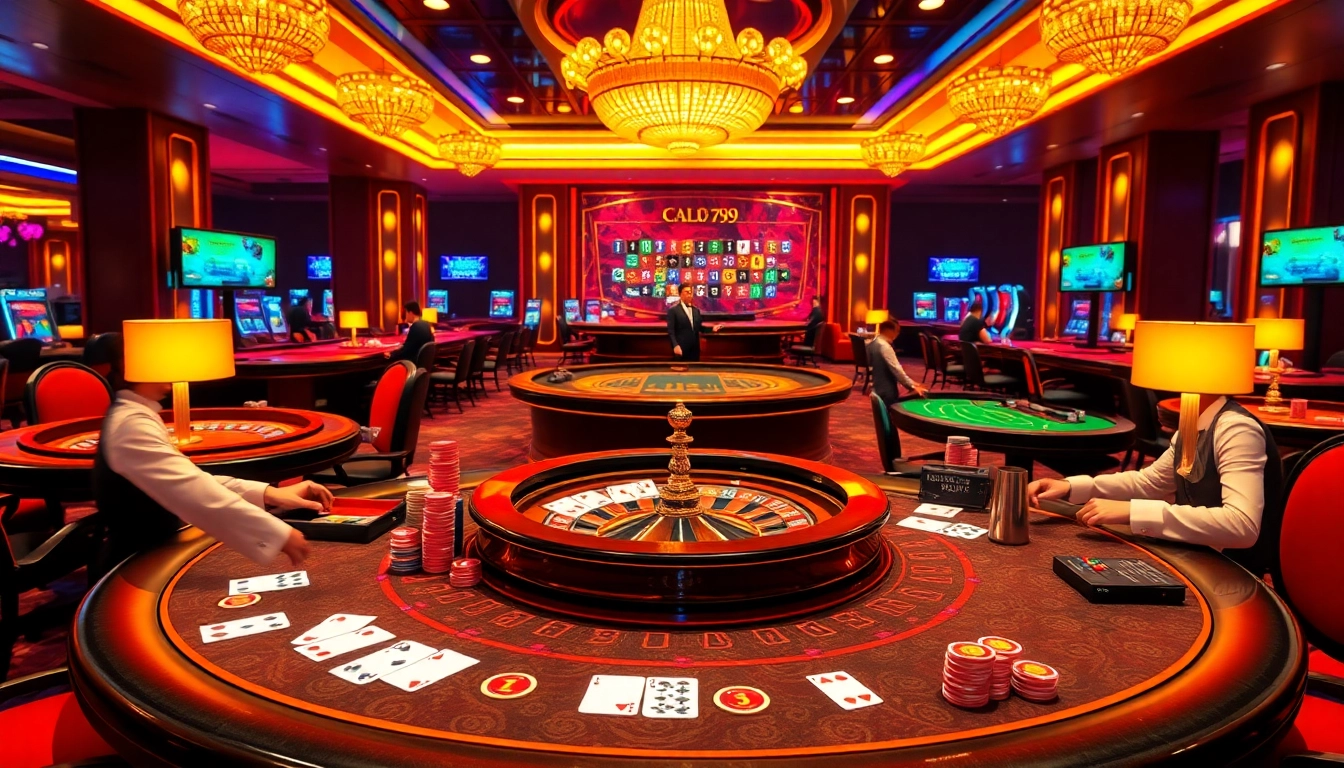 A thrilling scene at a luxury casino table showcasing Alo 789 with vibrant poker chips and cards.